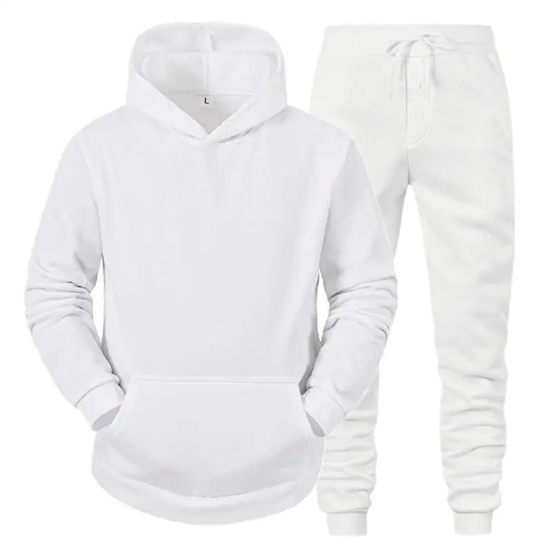 Hooded Sweatshirts and Casual Pants Men's Tracksuit