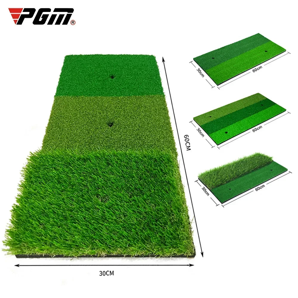 PGM Golf Hitting Mat-  Mini Indoor/Outdoor Practice Pad with Tee