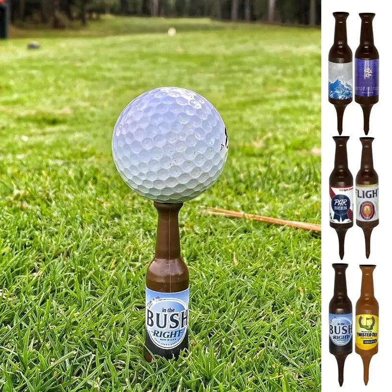 Golf-Tees-Set aus Harzflaschen