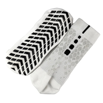 Breathable Honeycomb Grip Soccer Socks for Men & Women