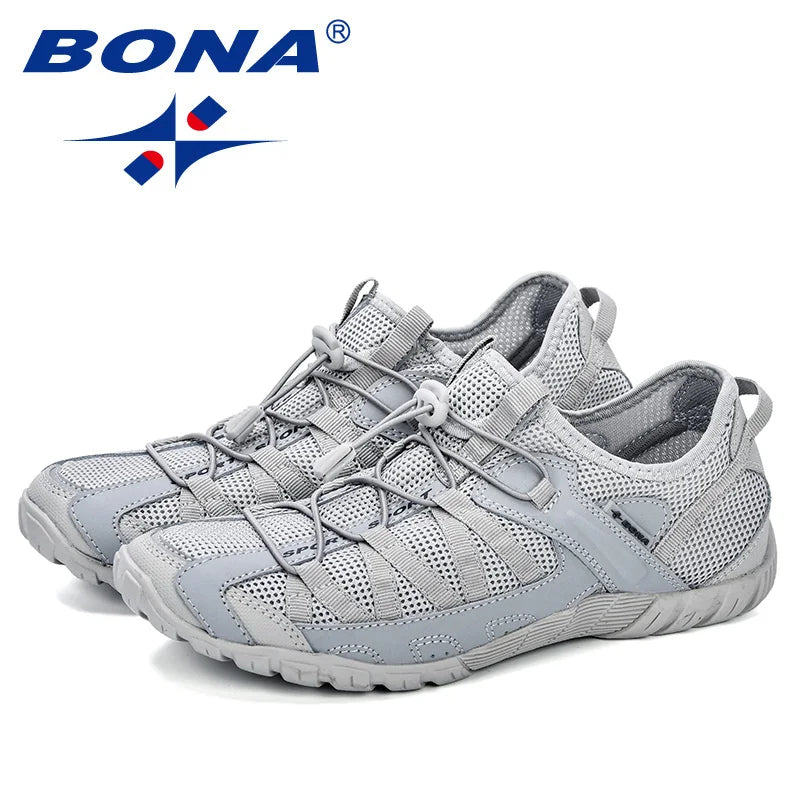 BONA Herren Golfschuhe Bequeme Mesh-Sneaker