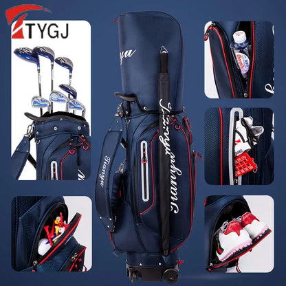 Lightweight Waterproof Golf Stand Bags with Wheel