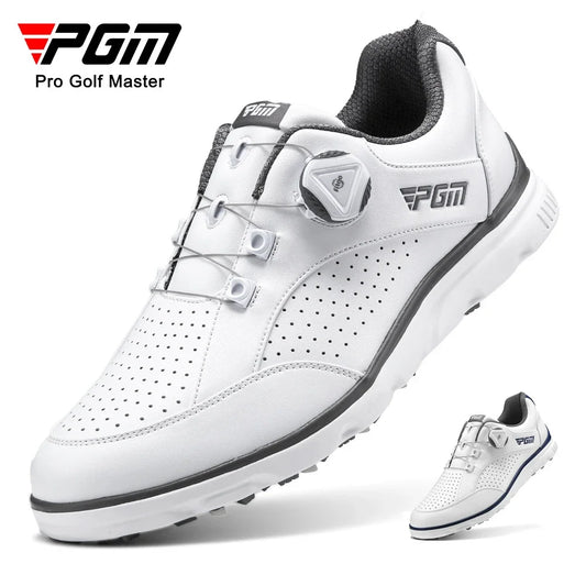 Chaussures de golf imperméables PGM XZ245 avec lacets à crampons