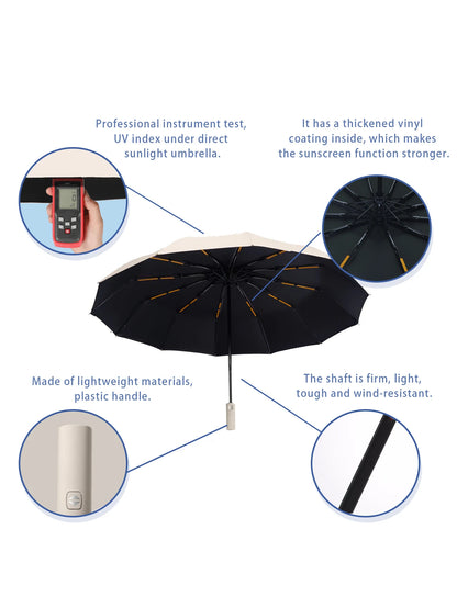 Stay Protected with Fully Automatic 24-Bone Umbrella