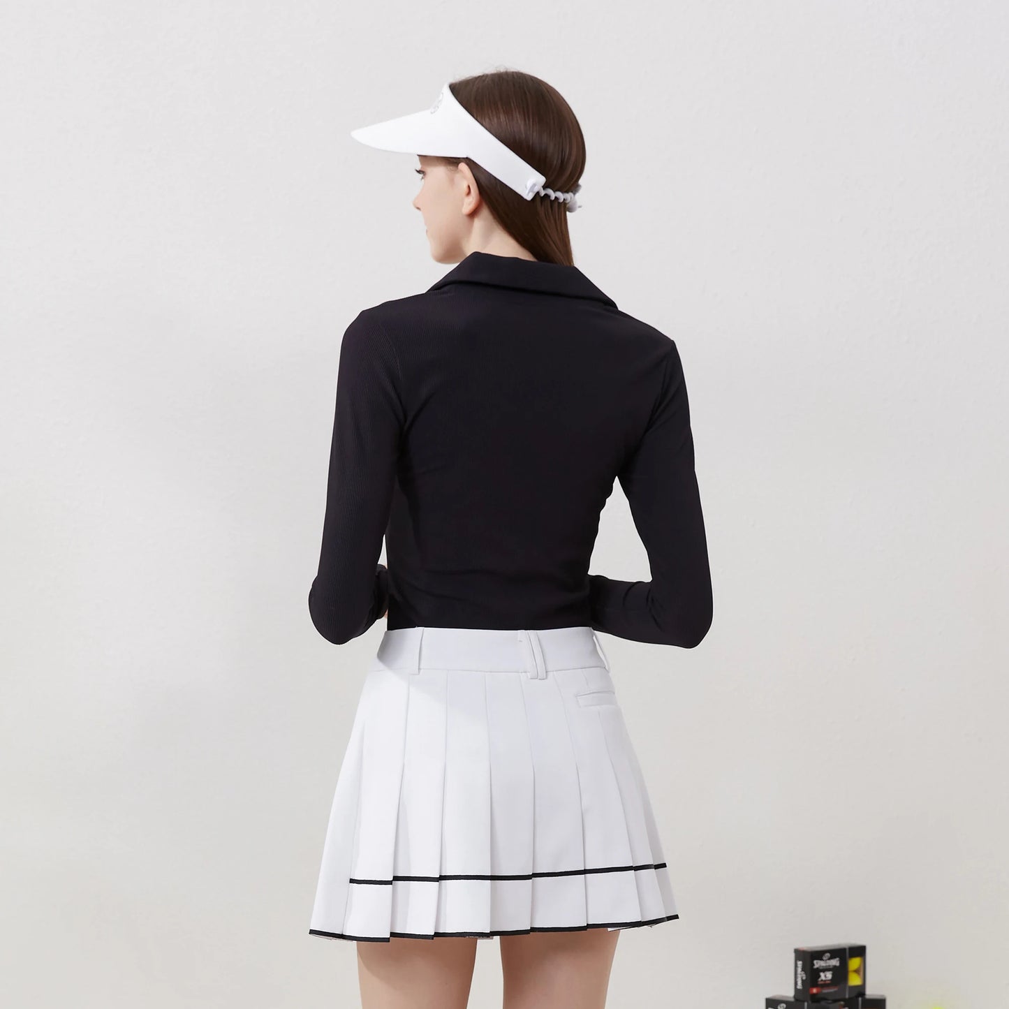 Jupe de golf plissée pour filles pour les sports d'automne