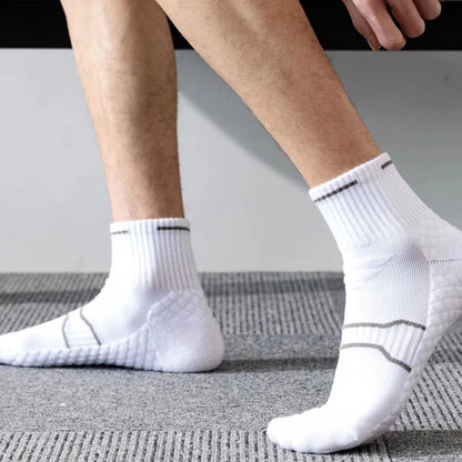 Chaussettes de sport en tissu éponge épais pour hommes