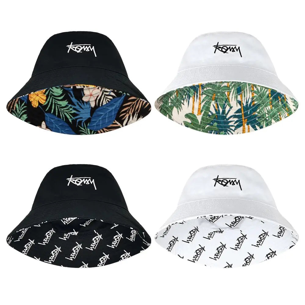 Retro Double-Sided Bucket Hat for Summer