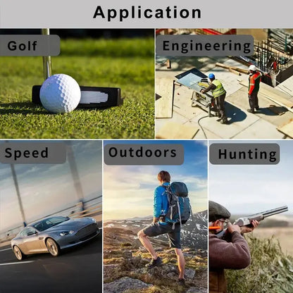 6X Golf Rangefinder - 500M/1000M Range Finder for Hunting with Distance/Speed /Flag