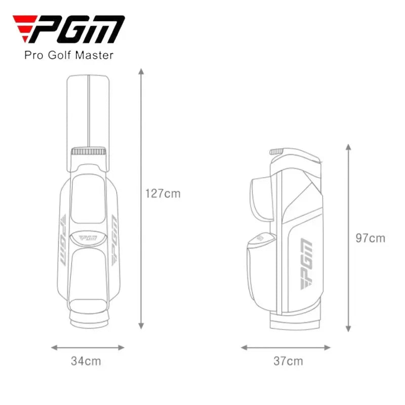 PGM Waterproof Golf Stand Bag with Big Capacity