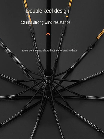 Stay Protected with Fully Automatic 24-Bone Umbrella