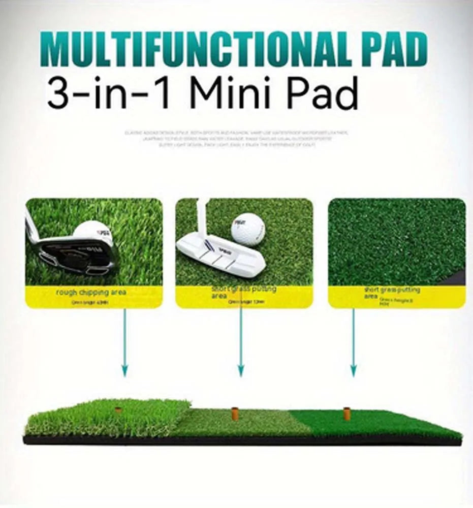 Tapis de pratique de golf swing d'intérieur 30*60CM multifonctionnel