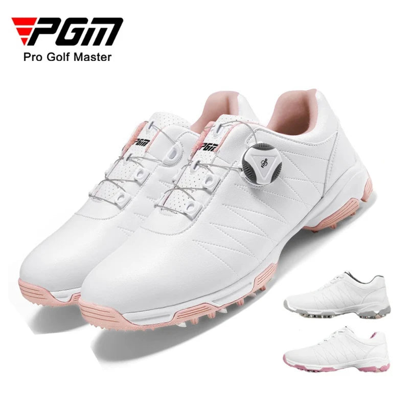 Chaussures de golf pour femmes, imperméables, légères et antidérapantes