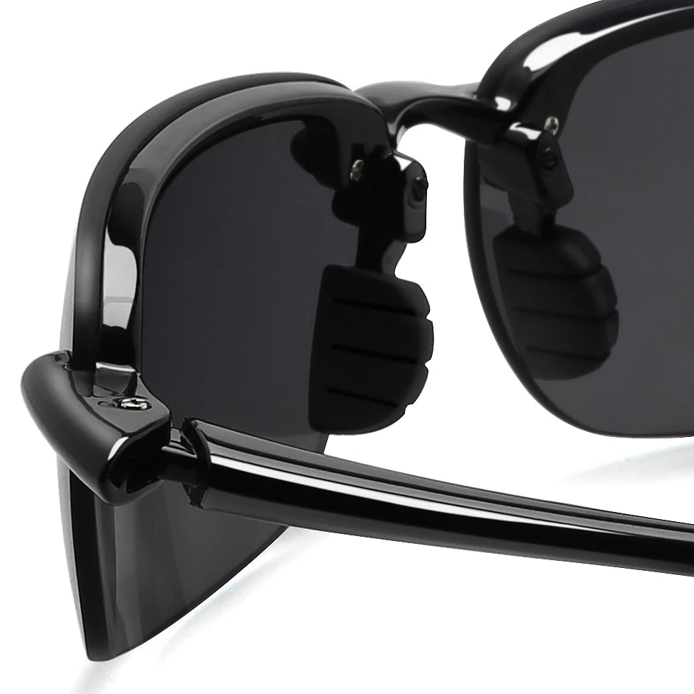 Sports Rimless Frame UV400 Protection Running Sunglasses