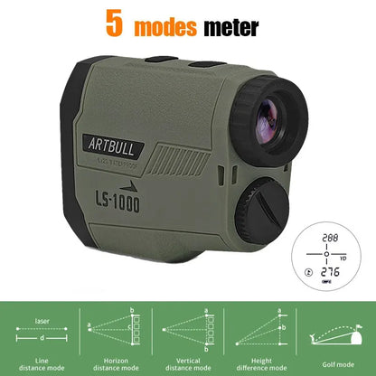 ARTBULL 1200M Laser-Entfernungsmesser für Golf und Jagd