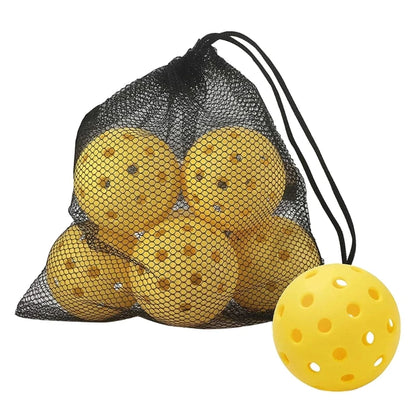 6 Pack Pickleball with Mesh Bag
