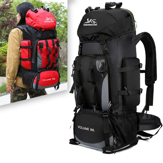 90L Waterproof Hiking Backpack - Sports Bags