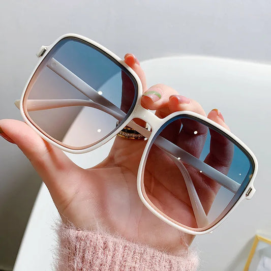 Rectangle Square Eyewear Women's UV400 Sunglasses