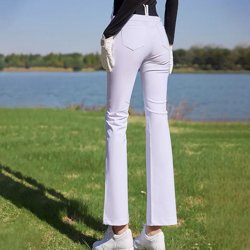 Pantalon de golf slim pour sports d'hiver pour femmes