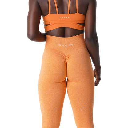 Women Speckled Scrunch Seamless Yoga Leggings