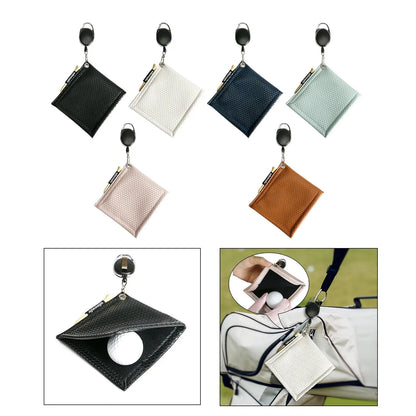 Serviettes de nettoyage pour balles de golf en PU - Chiffon d'essuyage pour tête de club