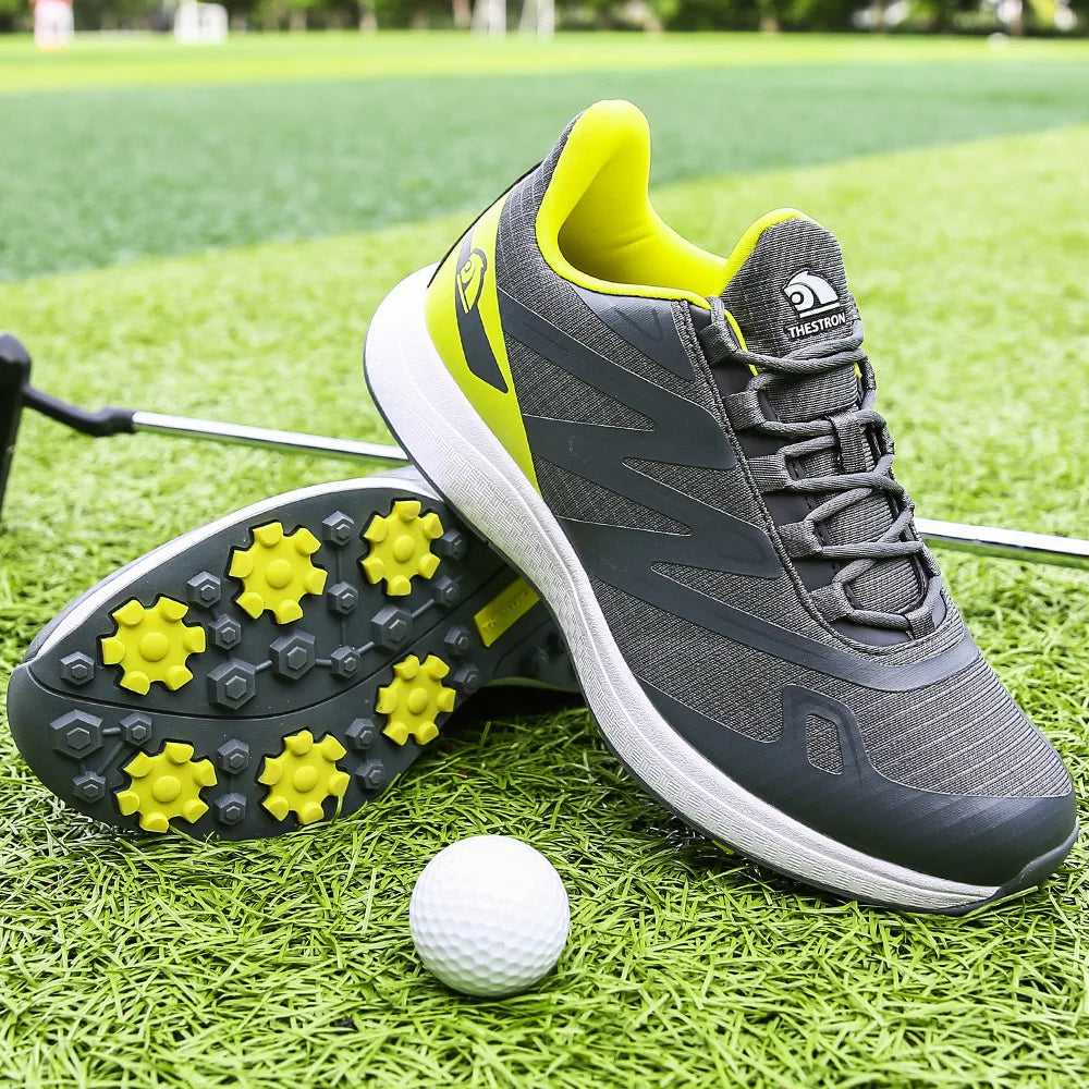Chaussures d'entraînement de golf antidérapantes imperméables pour hommes