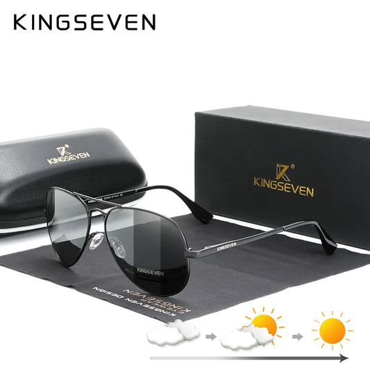 Aluminum Photochromic Polarized UV400 Sunglasses