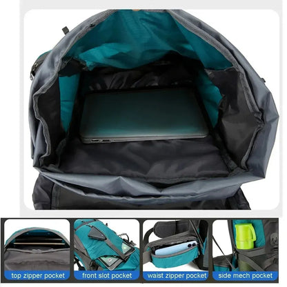 Waterproof Nylon  Sports Backpack with Rain Cover