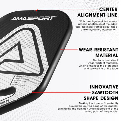 AMASPORT Paddle Protection Tape for Racket Edges