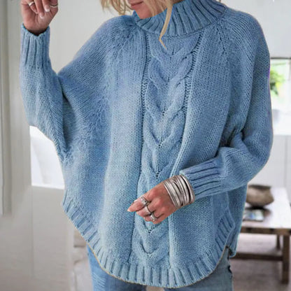 Pull tricoté ample décontracté pour femme