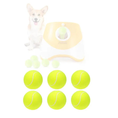 Balles de tennis de 2 pouces pour chiens (lot de 12)