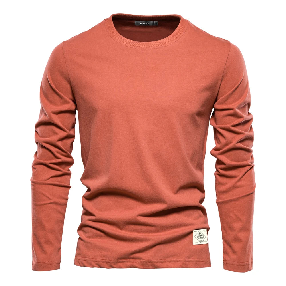 Classic High Quality Men's Cotton Long Sleeve T-Shirt