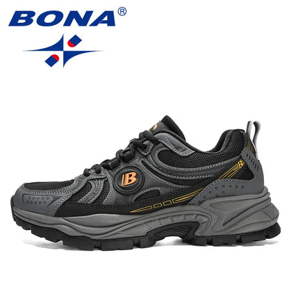 BONA Mesh Golf Shoes Breathable Sports Sneakers for Men