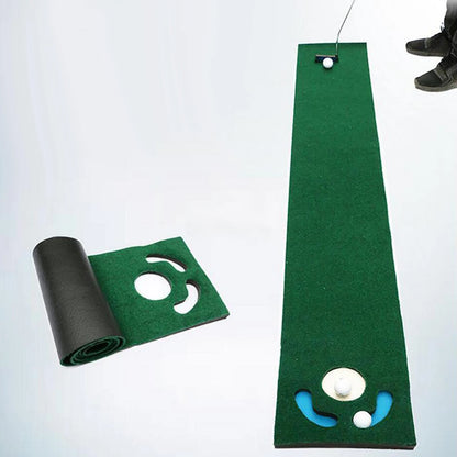 Foldable Golf Putting Mat - Portable & Durable Training Pad for Adults