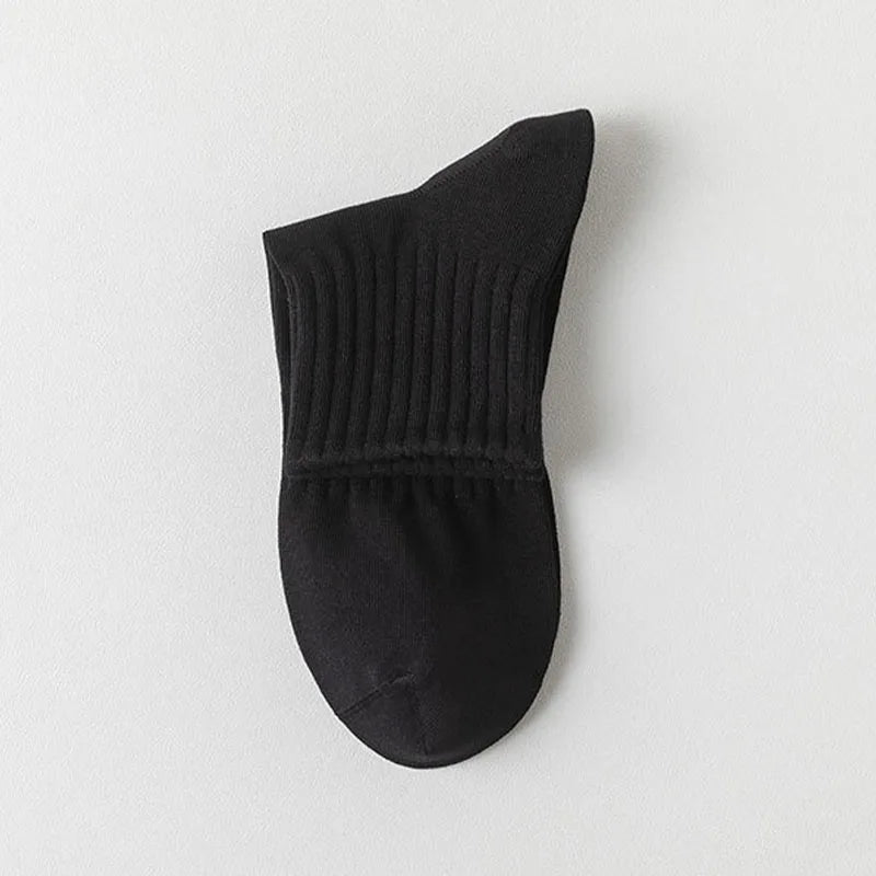 Chaussettes respirantes de couleur unie pour hommes