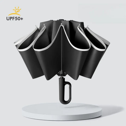 Fully Automatic Folding Umbrella with Ring Buckle