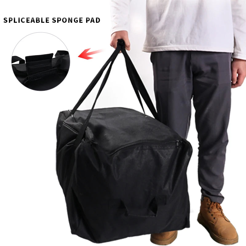 Collapsible Golf Push Cart Bag with Extra-Large Capacity