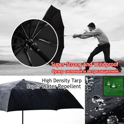 Véritable parapluie pliant automatique Parachase pour les entreprises