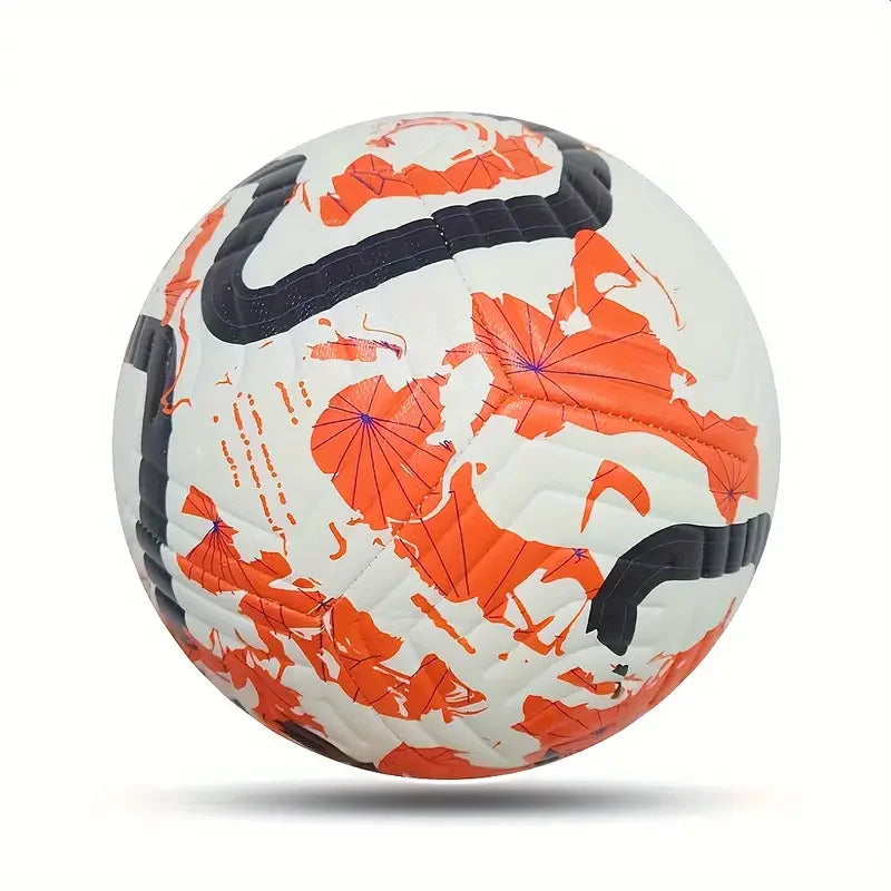 Ballon de football taille 5 - 1 pièce - Qualité PU cousue à la machine