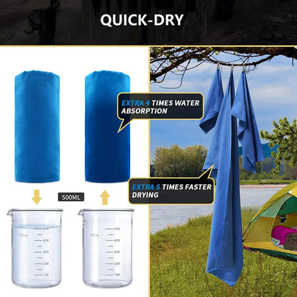 Outdoor Sports Towel - Quick Dry Microfiber