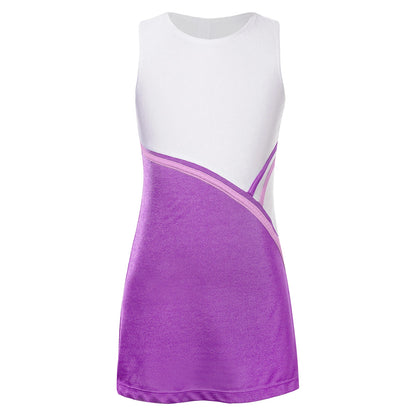 Robe d'été sans manches pour fille, tenue de sport, de tennis, de golf