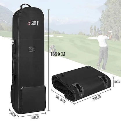 Robuste Golf-Reisetasche mit Rollen