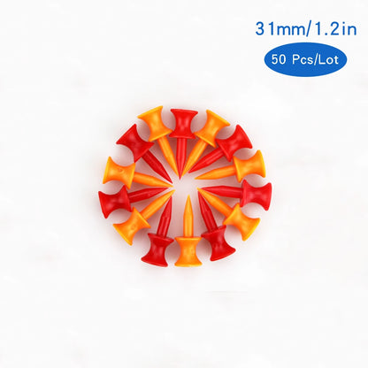 Plastic Golf Tees Stable Ball Position Longer Drives