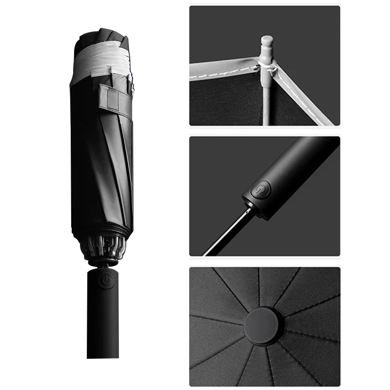 Large 125CM Automatic Folding Umbrella Waterproof