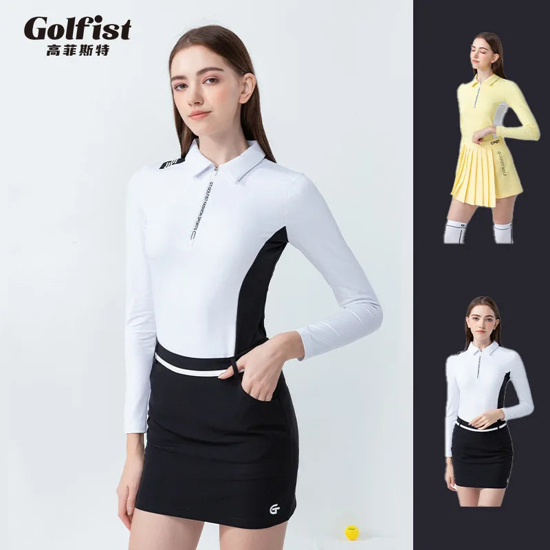 Women's  Golf Wear - Long Sleeve Polo & Tracksuit