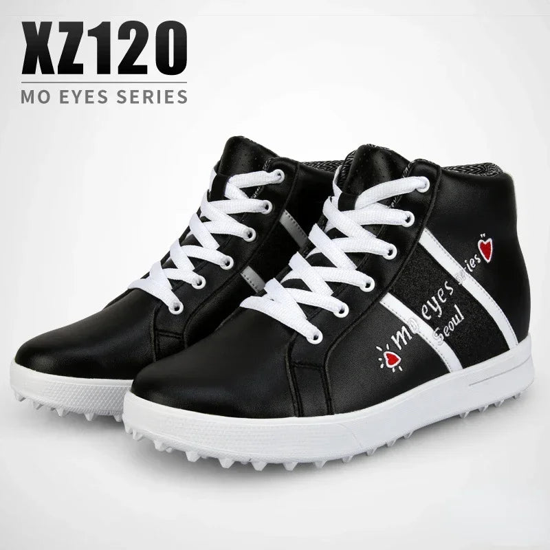 Chaussures de golf imperméables montantes pour femmes XZ120