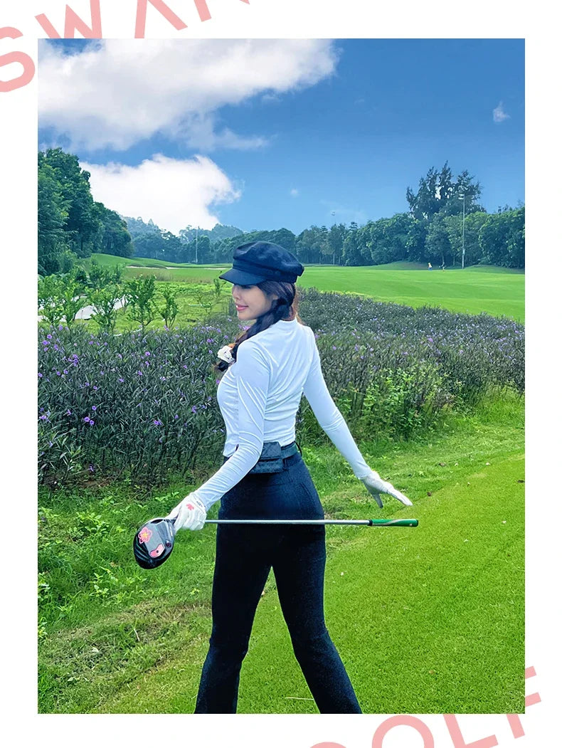 Pantalon de golf slim pour sports d'hiver pour femmes