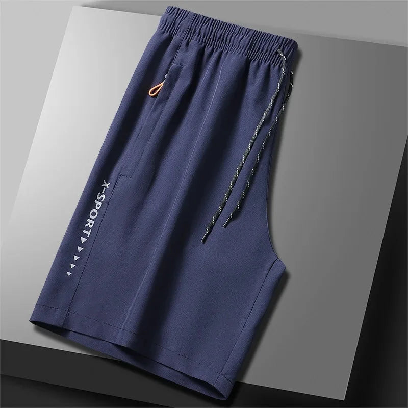 Summer Men's Solid Beach Shorts