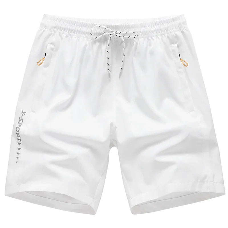 Summer Men's Solid Beach Shorts