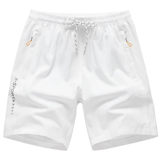 Summer Men's Solid Beach Shorts