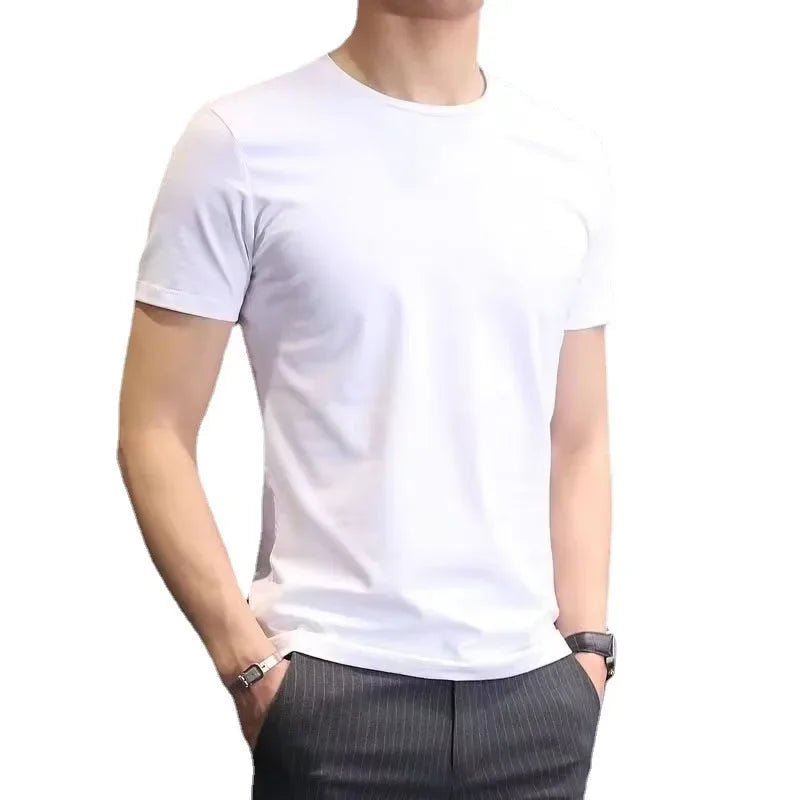 Trendy Casual Loose Round Neck T-Shirts for Men